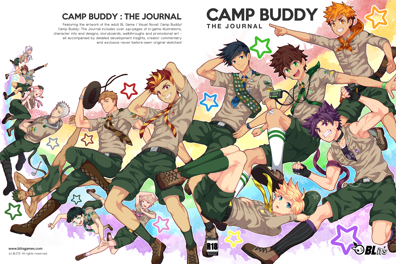 Camp buddy art book