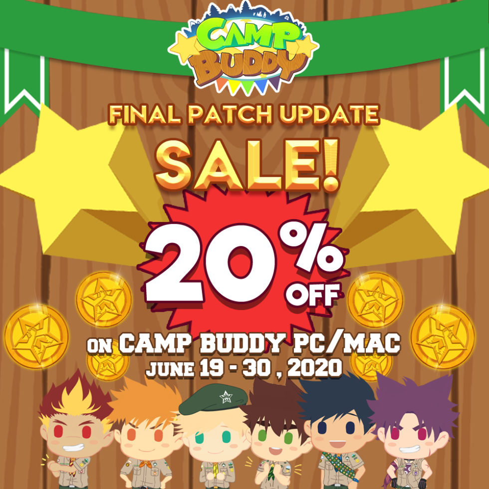 Camp Buddy Patch 2.2 Launched & Sale! BLits Games
