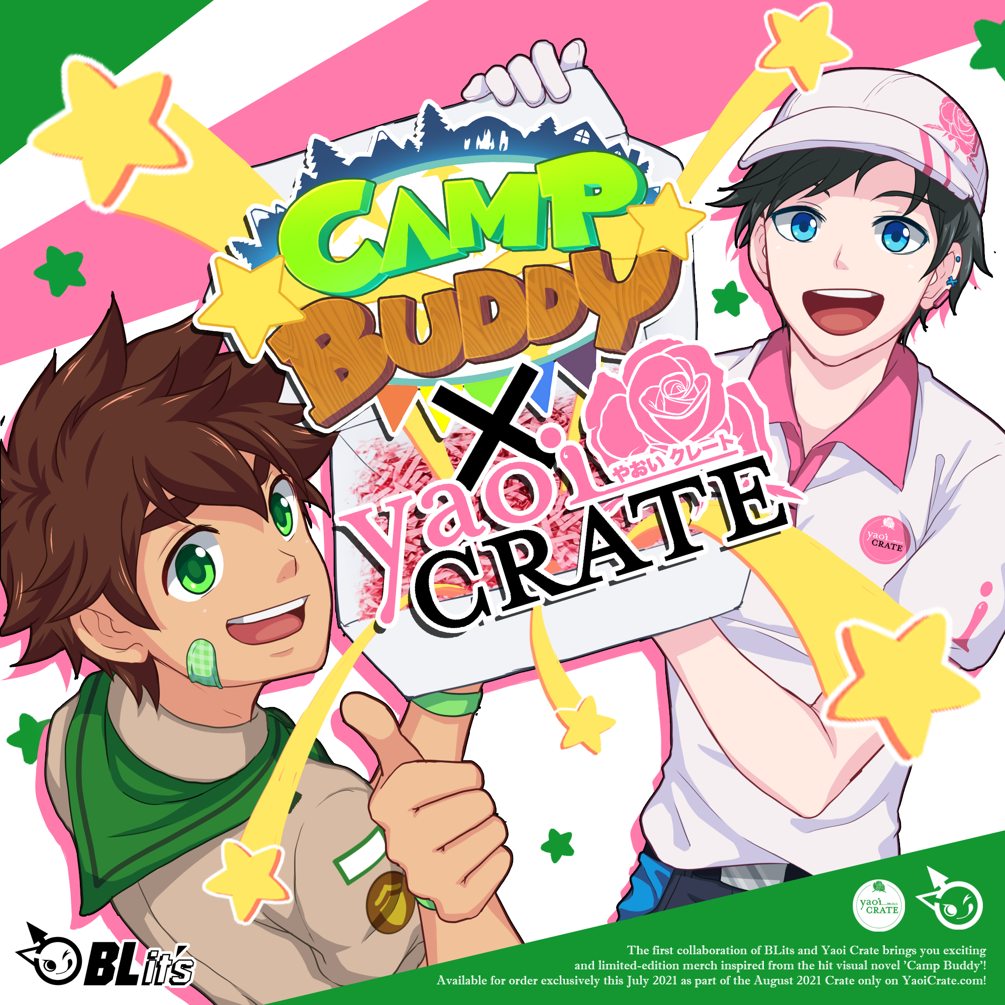 New Merch – Camp Buddy x Yaoi Crate