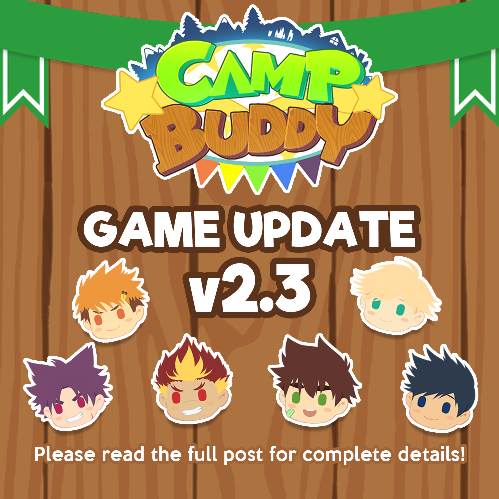 Camp Buddy v2.3 Released!
