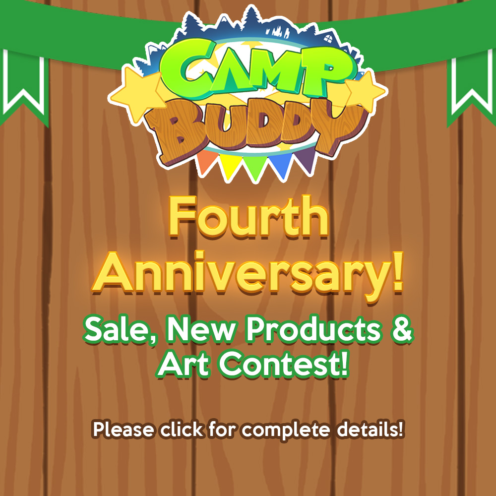 Camp Buddy Fourth Anniversary Events!