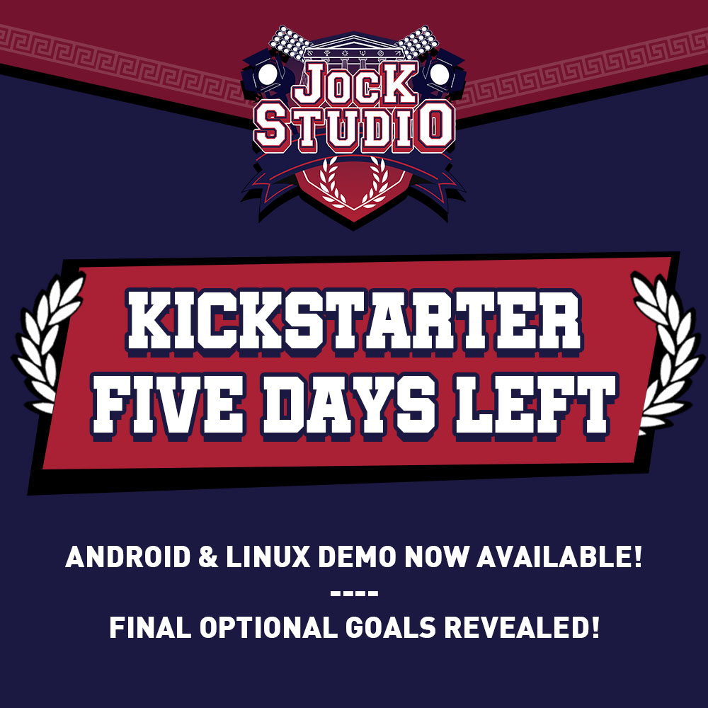 Jock Studio Kickstarter – Five Days Left!