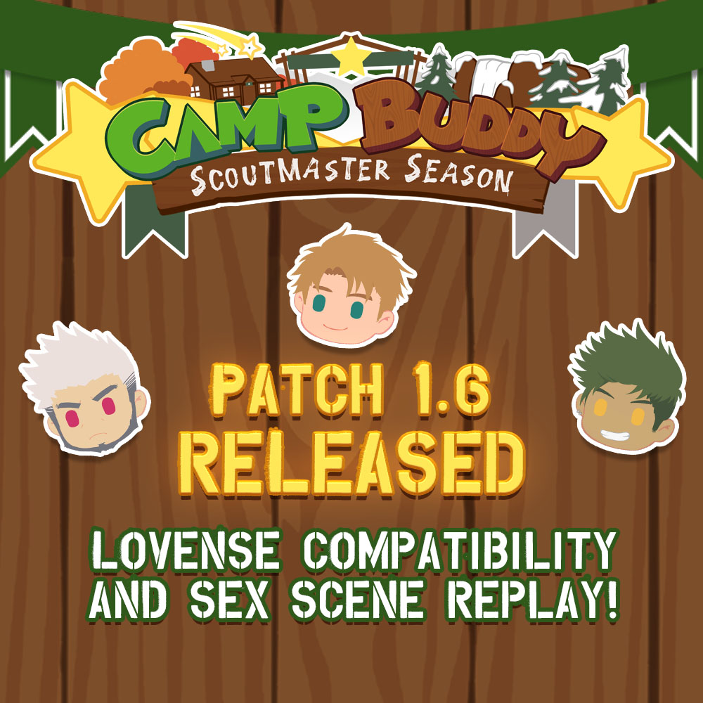 Scoutmaster Season x Lovense Patch 1.6 Available Now!