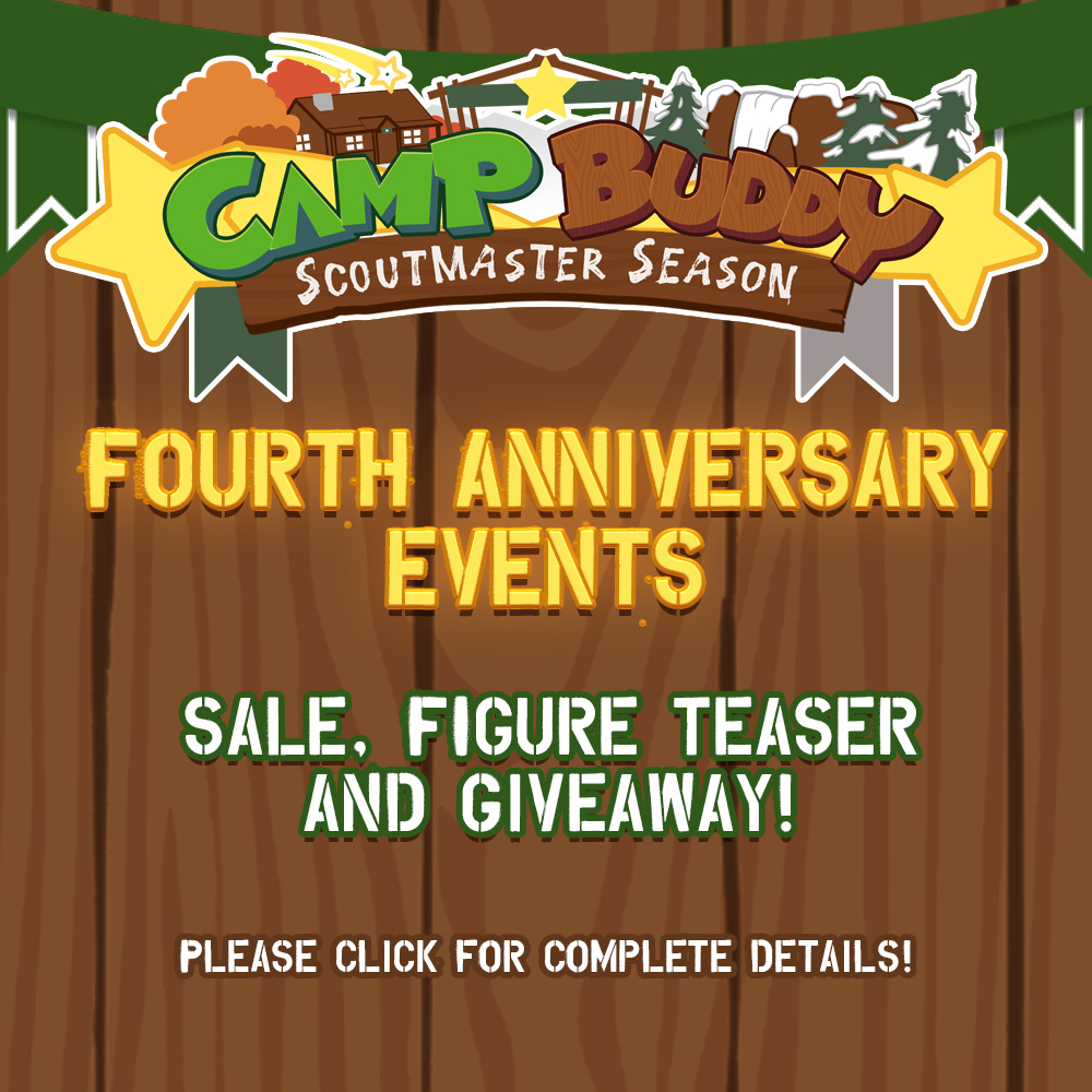 Camp Buddy: Scoutmaster Season Fourth Anniversary Events!